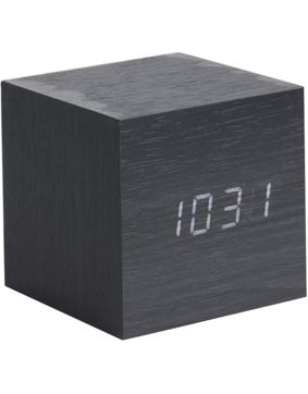 Karlsson KA5655BK Cube alarm clock