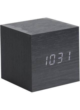 Karlsson KA5655BK Cube alarm clock