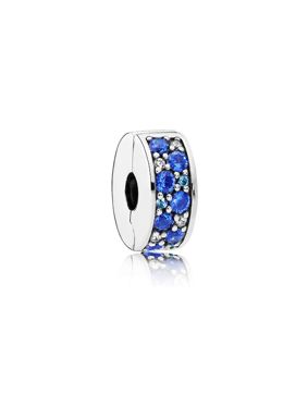 Pandora 791817NSBMX lock charm small blue