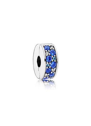 Pandora 791817NSBMX lock charm small blue