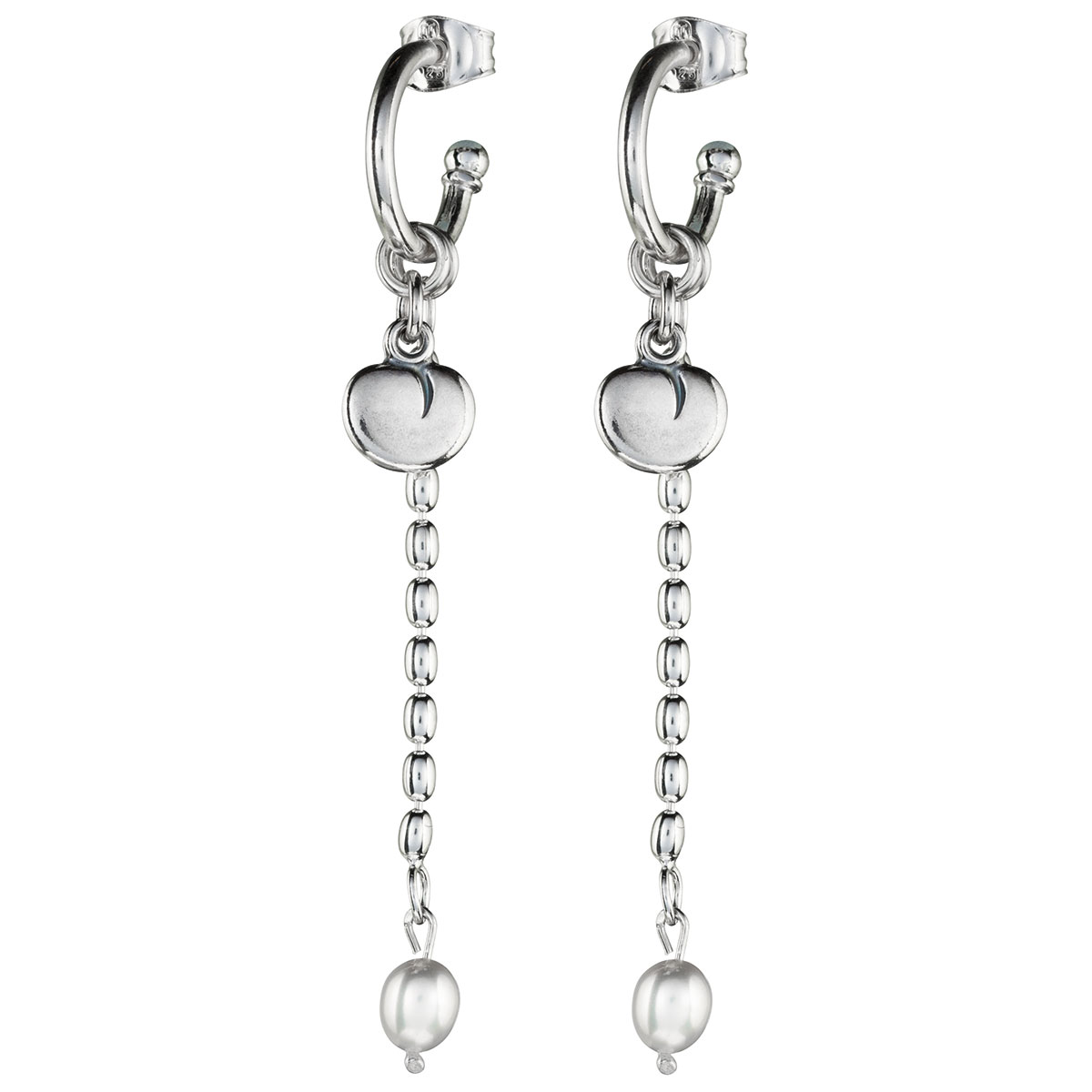 Kalevala Twinflower earrings silver 2665400VHET