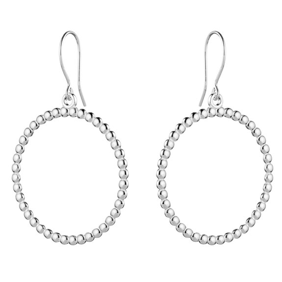 Kalevala Circle of Light earrings silver 2669481K
