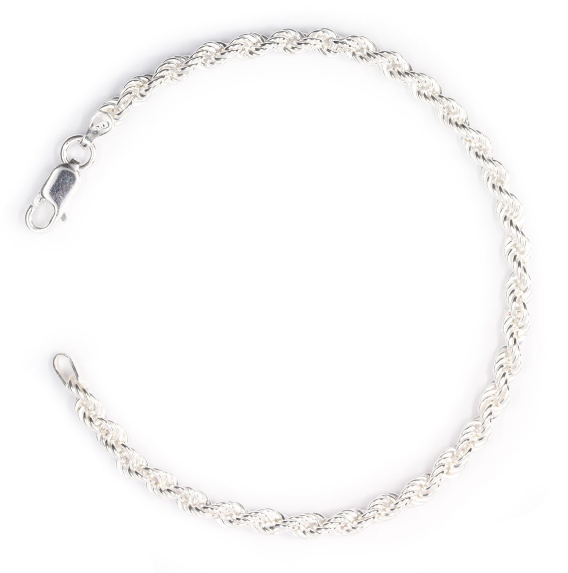 Cordell Bracelet 925 Sterling Silver 3.8mm CORD3.8/18.5