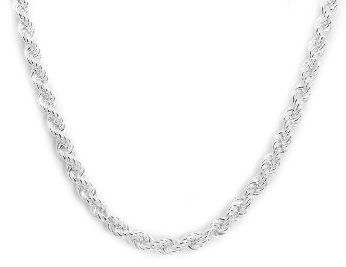 Cordell Necklace 925 Sterling Silver 5.4mm CORD5.4