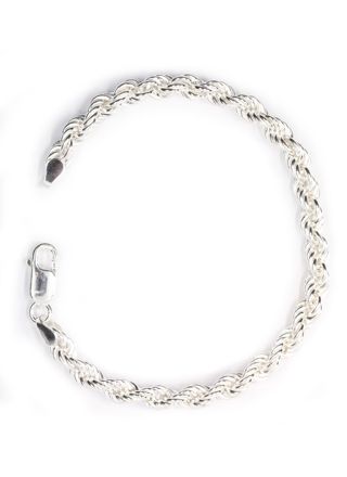 Cordell Bracelet 925 Sterling Silver 5.4mm CORD5.4/19