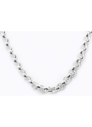 Belcher Chain Necklace 925 Sterling Silver 6mm PAPU6MM