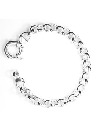 Belcher Chain Necklace 925 Sterling Silver 9mm PAPU9MM
