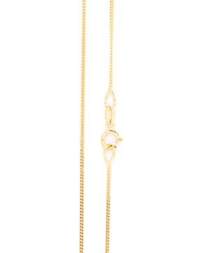 14K gold Curb Chain 0.9mm GD025