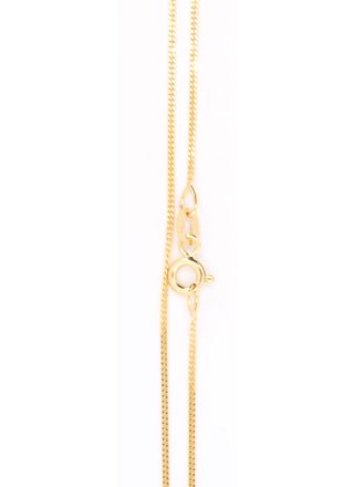14K gold Curb Chain 1mm GD030