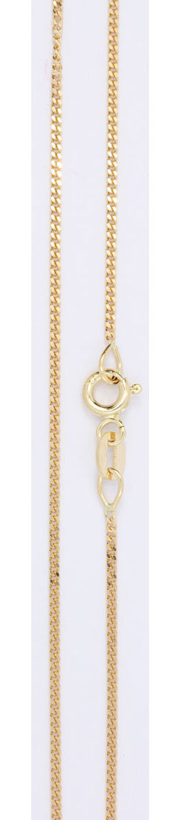 14K gold Curb Chain 1.2mm GD035