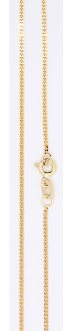 14K gold Curb Chain 1.35mm GD040