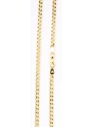 14K gold Curb Chain 4.5mm 50cm OPAN130/50