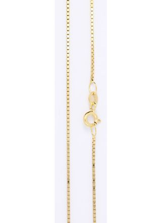 14K Gold box Chain 0.9mm KVD019