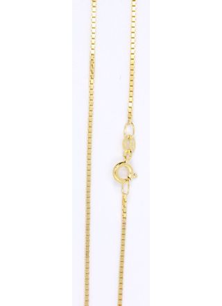 14K Gold box Chain 1mm KVD022