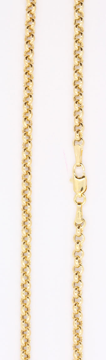 14K Gold Belcher Chain 3.2mm PAPU3.2