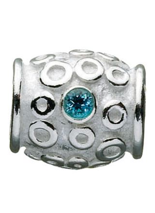 Kalevala Child-Charm silver blue and clear 2816292SIKI