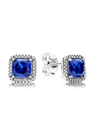 Pandora Earrings 290591NBT Blue Timeless Elegance