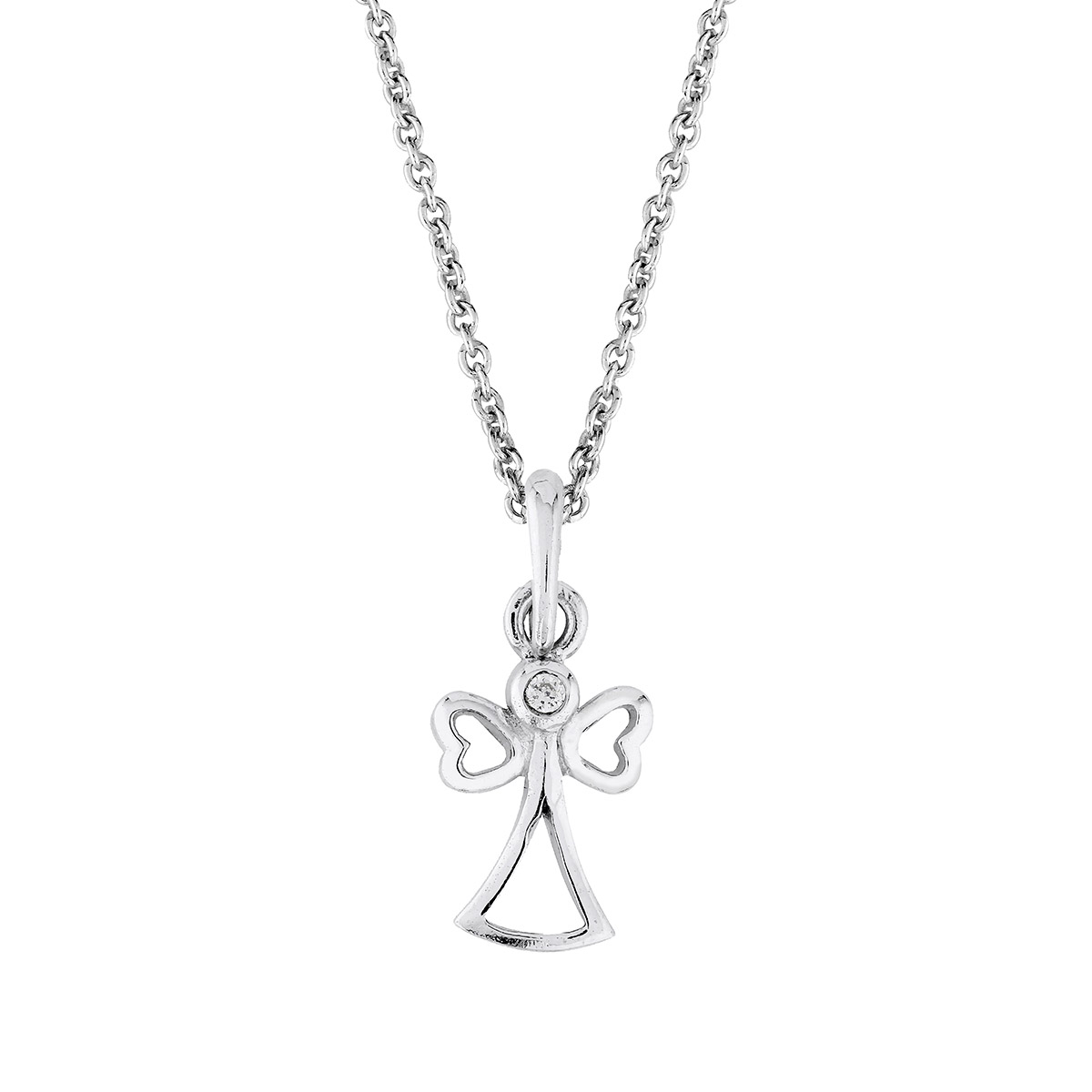 Lykka guardian angel silver necklace 