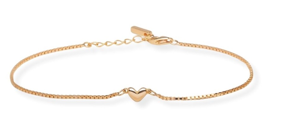 Sparv Together gold-plated heart bracelet 2150101