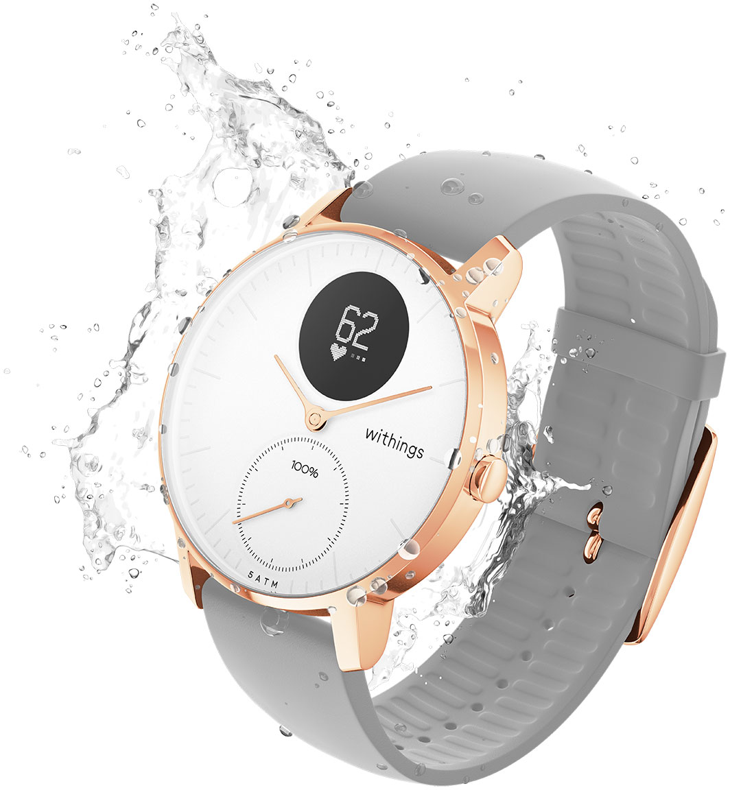 Withings Steel HR White Rose Gold 40 mm - watchesonline.com Withings Steel HR White Rose Gold 40 mm - watchesonline.com