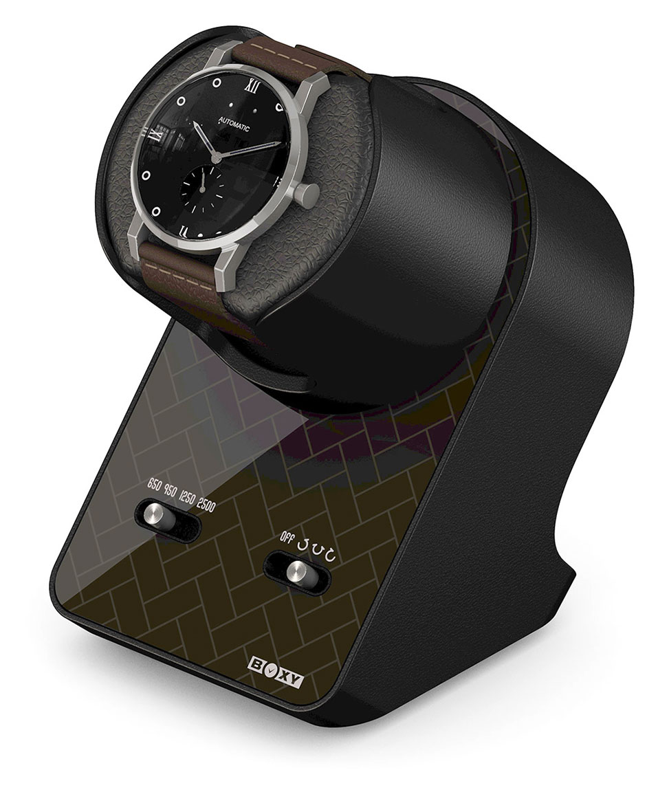 Boxy BLDC Nightstand Watch Winder For 1 Watches 309133 watchesonline