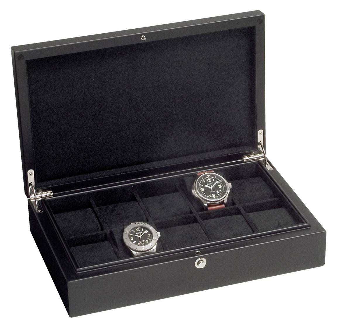 Beco Castle Black Watchbox for 10 Watches 309297