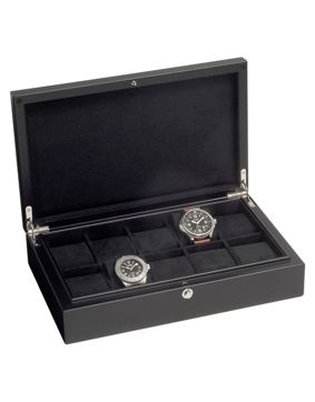 Beco Castle Black Watchbox for 10 Watches 309297
