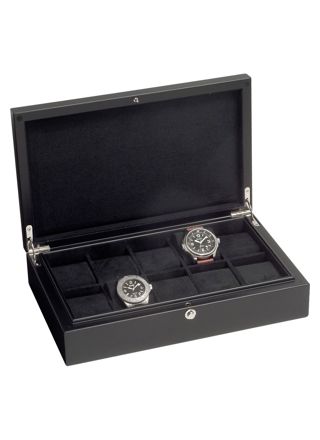 Beco Castle Black Watchbox for 10 Watches 309297