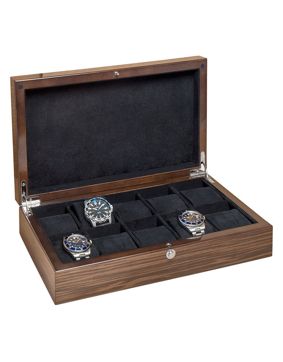 Beco Macassar Watchbox for 10 Watches 309377