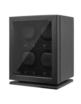 Boxy BLDC black winder för 4 watches