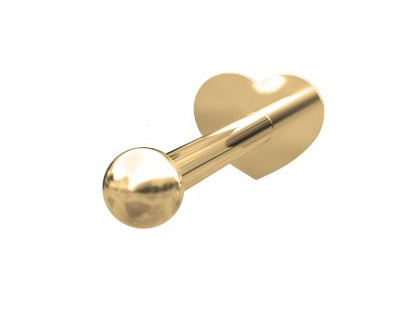 Nordahl Jewellery SOLID PIERCE52 labret 2mm 314 000  5