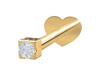 Nordahl Jewellery Nor PIERCE52 labret diamond 1,5mm 314 005BR5