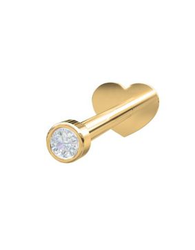 Nordahl Jewellery PIERCE52 labret diamond 1,5mm 314 008BR5