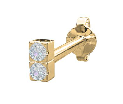 Nordahl Jewellery PIERCE52 diamond earring 3mm 314 204BR5