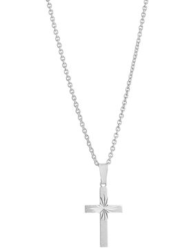 Top Gold silver decorative engraved cross 13x23mm 3250900509