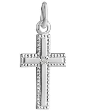 Top Gold silver cross 3256760540 diamond 0.01ct