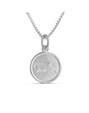 Top Gold silver Aries zodiac pendant with chain 45cm 32 5704 0000
