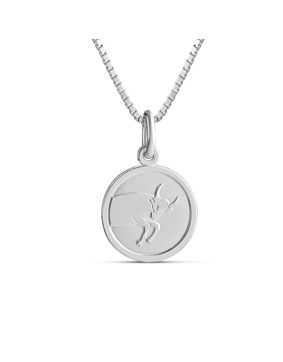 Top Gold silver Taurus zodiac pendant with chain 45cm 32 5705 0000