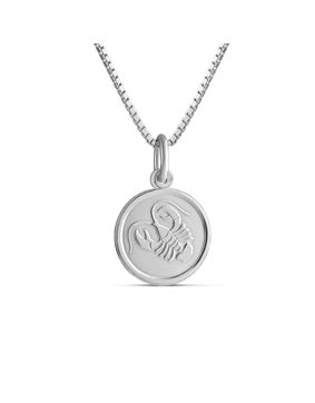 Top Gold silver Cancer zodiac pendant with chain 45cm 32 5707 0000