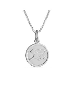 Top Gold silver Leo zodiac pendant with chain 45cm 32 5708 0000