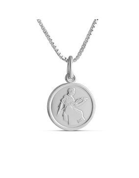 Top Gold silver Virgo zodiac pendant with chain 45cm 32 5709 0000