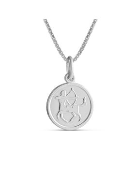 Top Gold silver Sagittarius zodiac pendant with chain 45cm 32 5712 0000