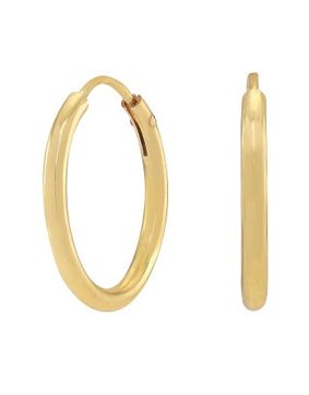 Nordahl Jewellery HOOPS52 Earrings 15mm Gold 325 583-3