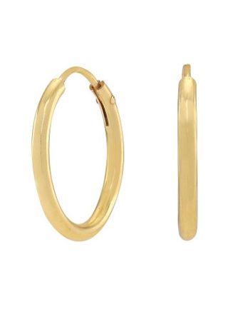 Nordahl Jewellery HOOPS52 Earrings 15mm Gold 325 583-3