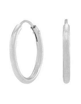 Nordahl Jewellery HOOPS52 Earrings 15mm Silver 325 583
