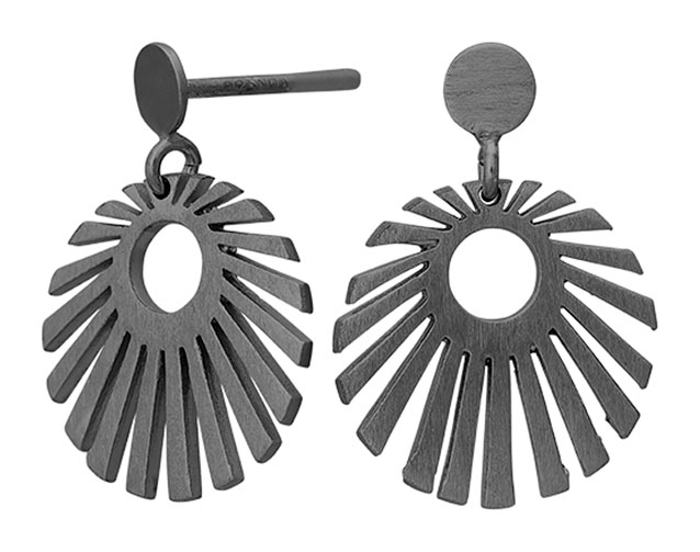 Nordahl Jewellery SUN52 Earrings oxidized Silver 325 687-2
