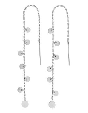Nordahl Jewellery DISC52 Earrings 13cm Silver 325 703