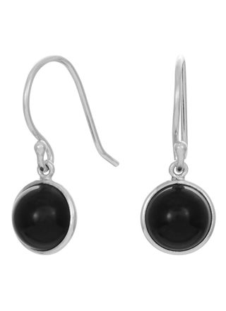 Nordahl Jewellery SWEETS52 Earrings Black Onyx/Silver 329 017