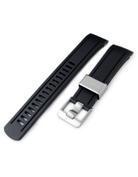 Crafter Blue CB05 Black Rubber Strap for Seiko SKX