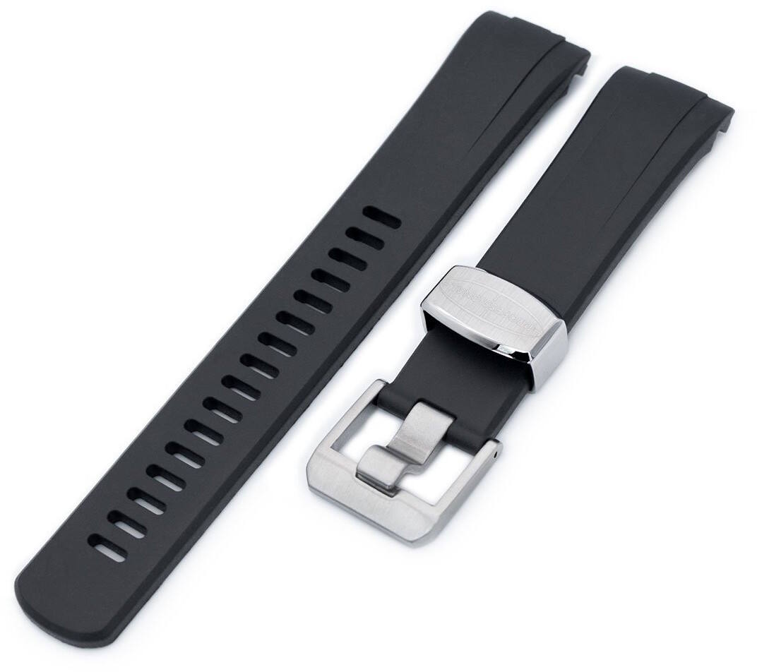 Crafter Blue CB08 Black Rubber Strap for Seiko Turtle